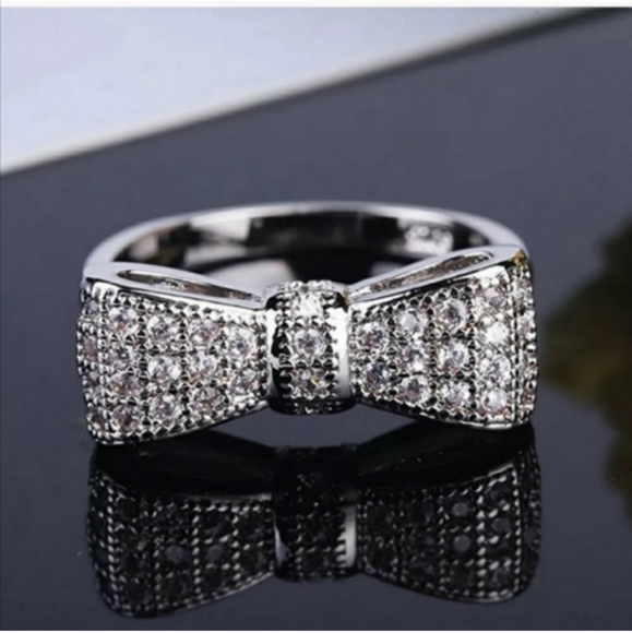 Bow-knot ring women's various sz - Picture 7 of 15